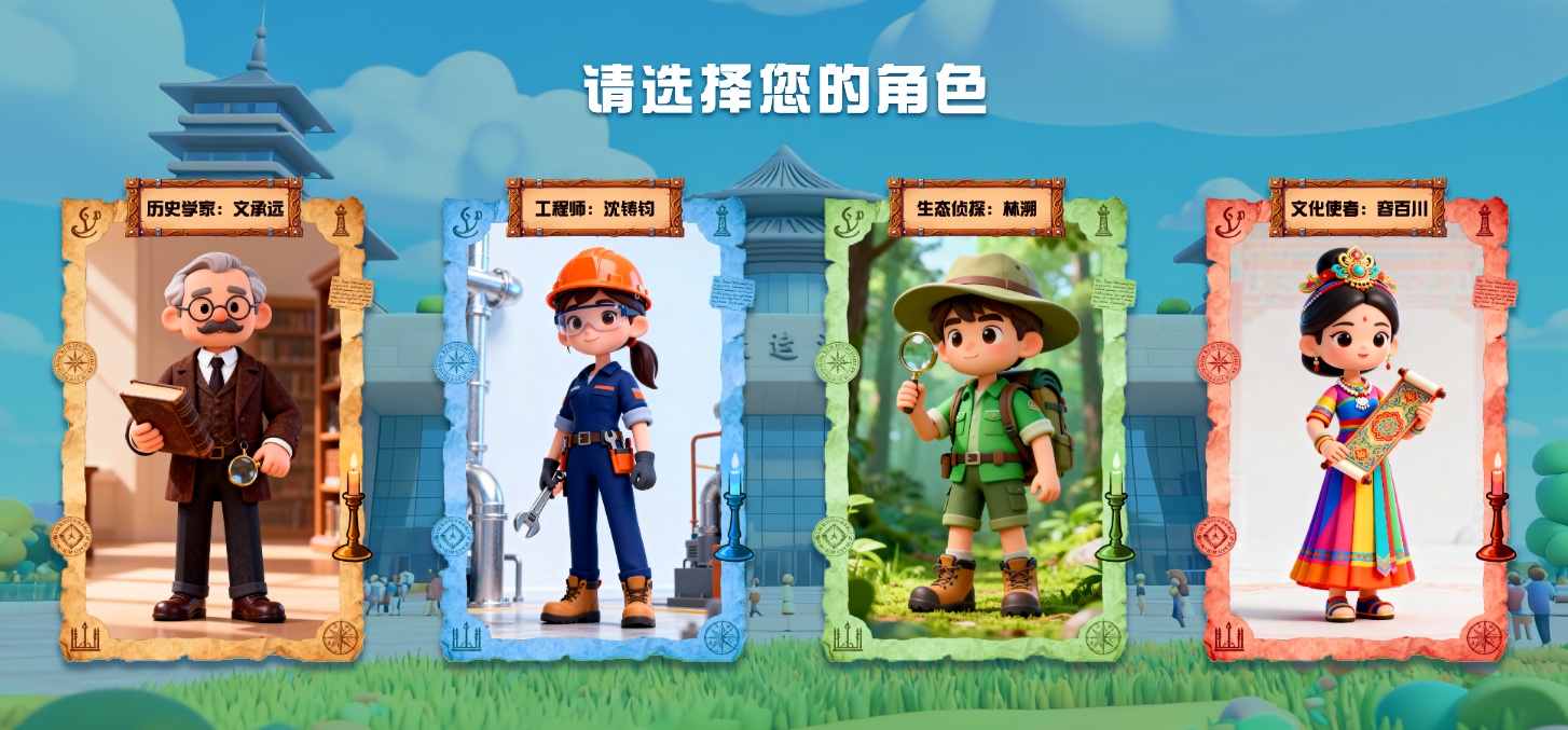 实境闯关游戏界面展示